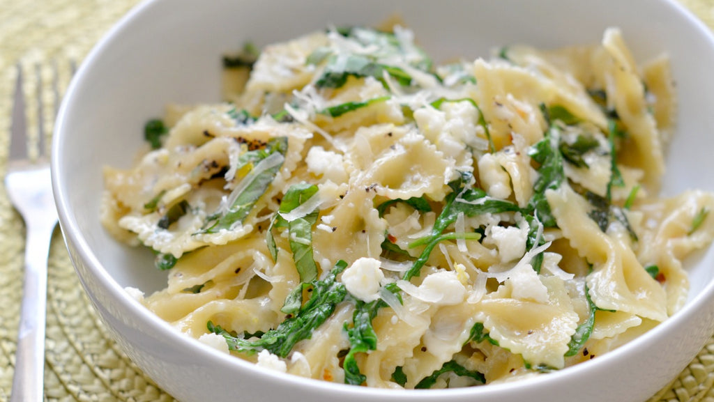 Lemon Arugula Pasta Salad
