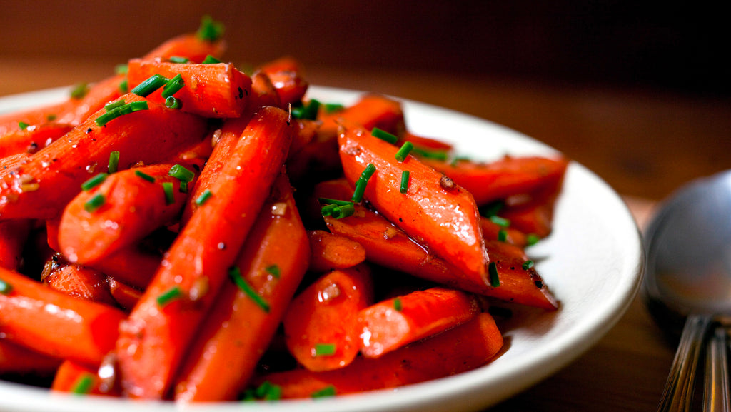 Stir-Fried Balsamic Ginger Carrots
