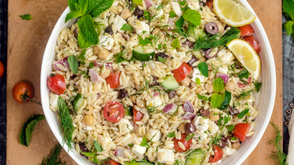 Lemon Orzo Salad