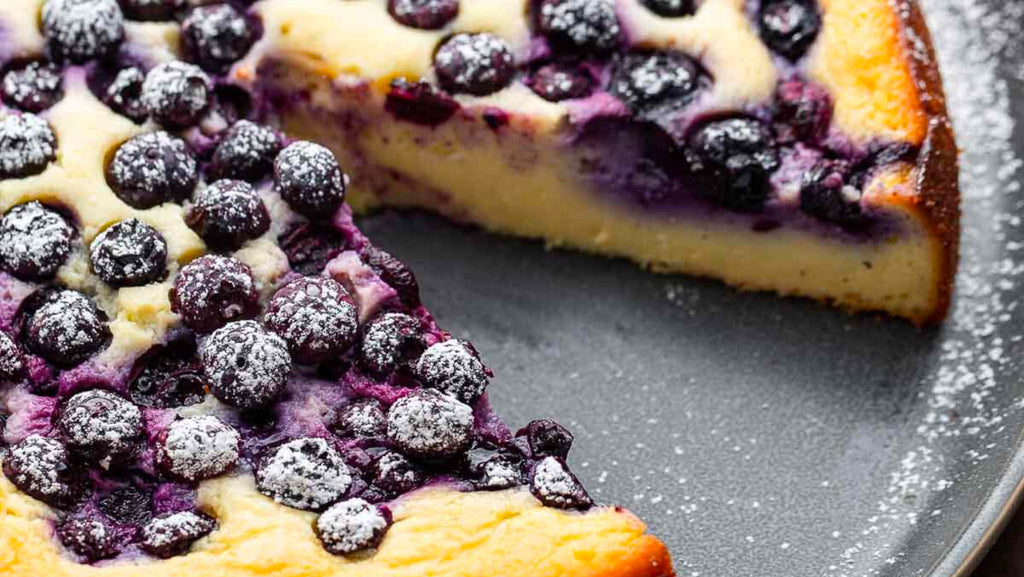 Extra Lemony Berry Ricotta Cake