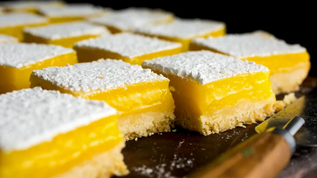 Lemon Bars with Olive Oil and Sea Salt