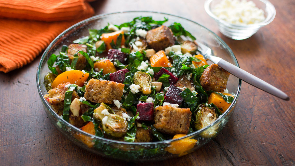Fall Panzanella Salad