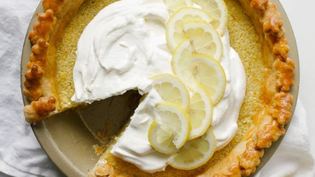 Lemon Olive Oil Pie